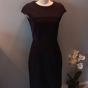 Theory Jada C  blue  black form fitting dress